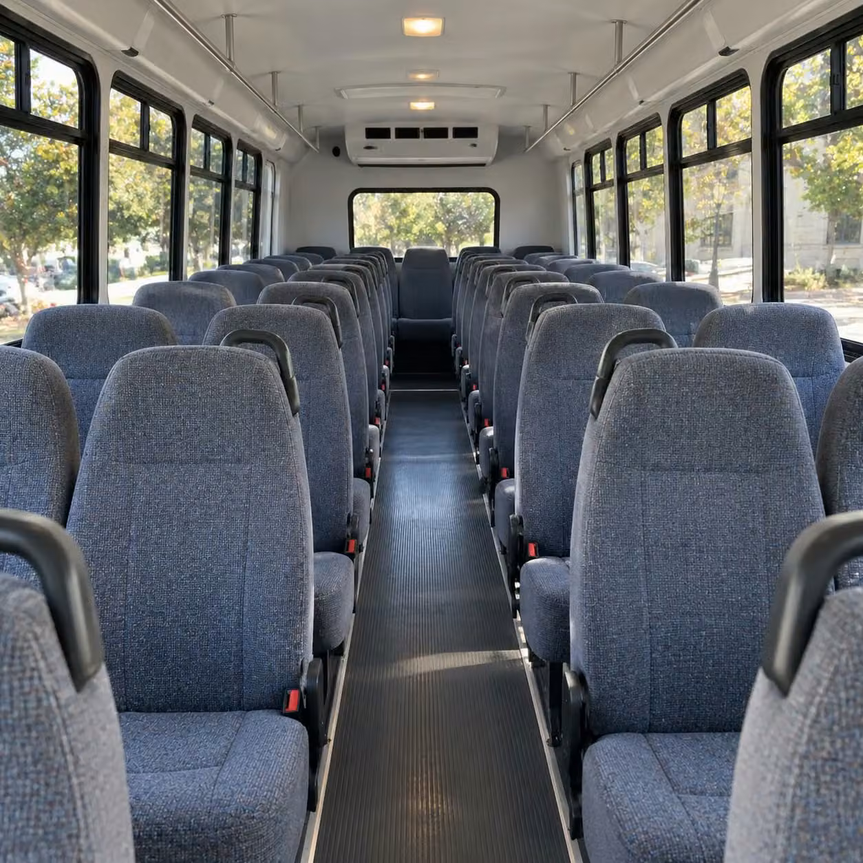25 passenger minibus interior