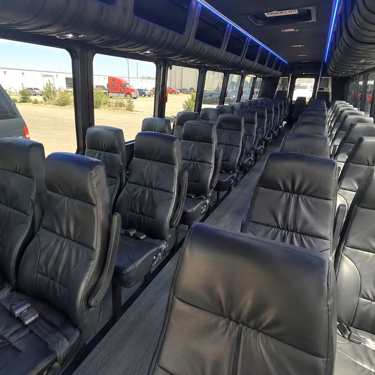 30 passenger minibus inside